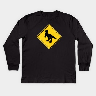 MAY THE 4TH - SCI FI CROSSING SIGN Kids Long Sleeve T-Shirt